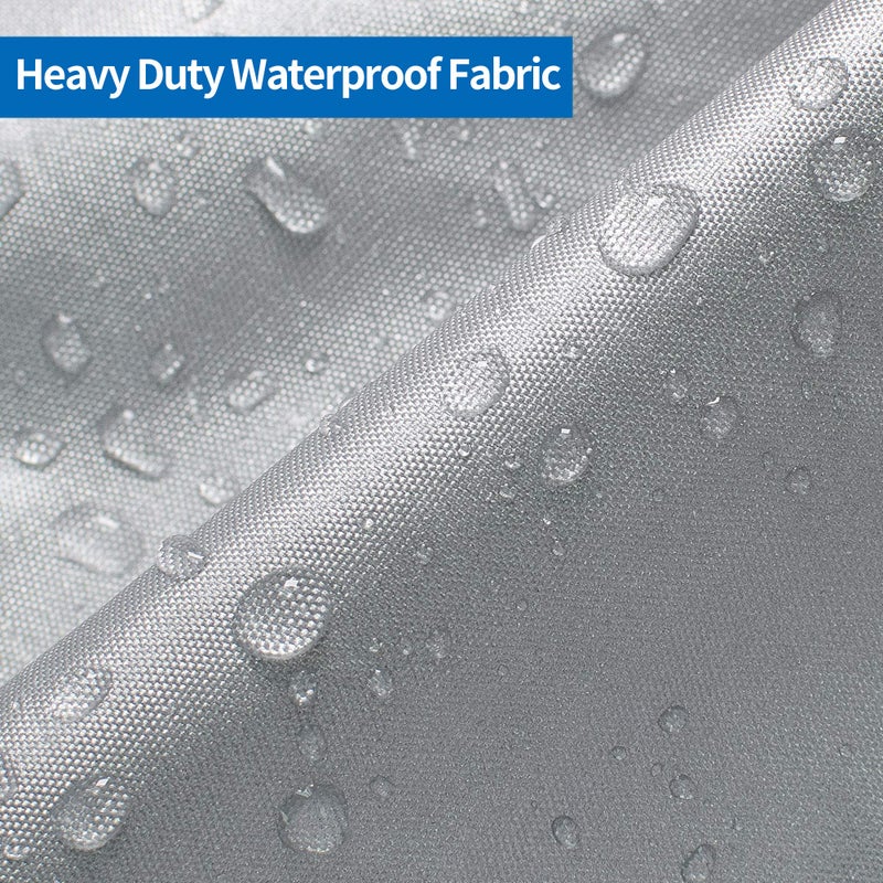 iCOVER Pedal Boat Cover, Fits 3 or 5 Person Paddle Boats Water Proof Heavy Duty Paddles Covers, Grey - Image 3